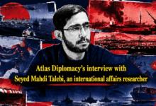 Exclusive Interview Poster with International Affairs Researcher Seyed Mehdi Talebi