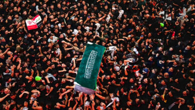 Funeral Procession of the Leader of Iran in Karbala