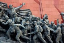 Fighters Sculpture