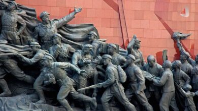 Fighters Sculpture
