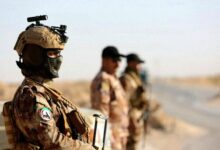 Iraqi military forces in the Jurf Al-Sakhar region.