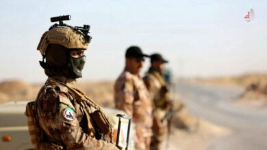 Iraqi military forces in the Jurf Al-Sakhar region.