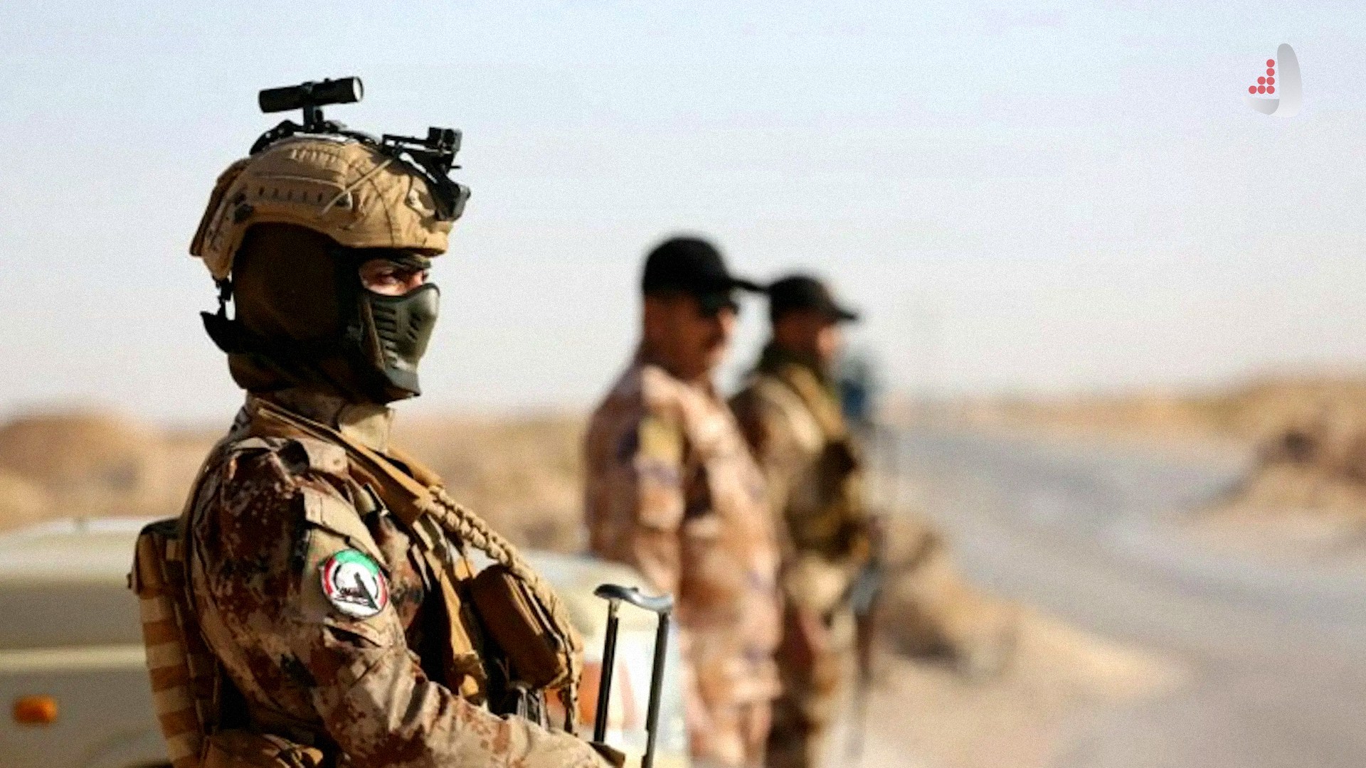Iraqi military forces in the Jurf Al-Sakhar region.